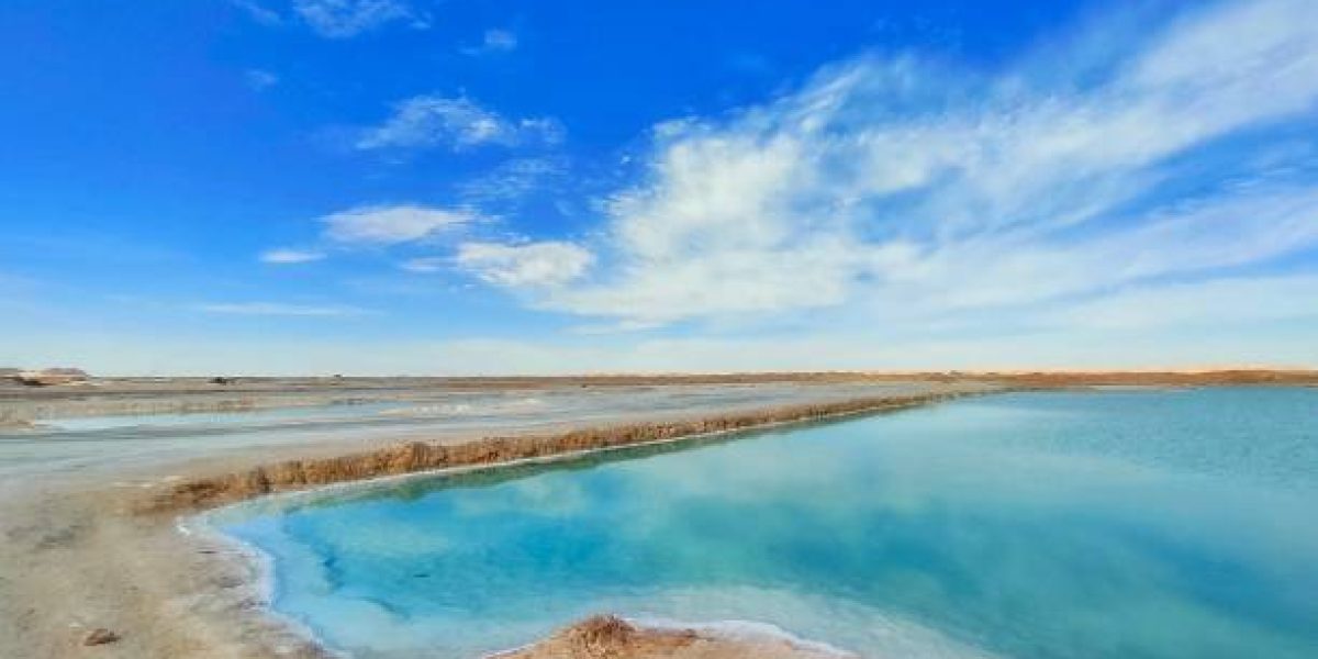 Salty water spring at Siwa oasis